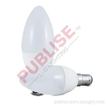 Frosted  C37 led Candle lights with B15 base,Samsung ACLED